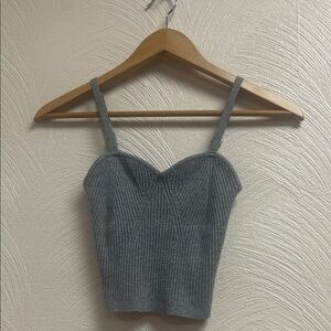 Wild Fable Charcoal Ribbed Camisole